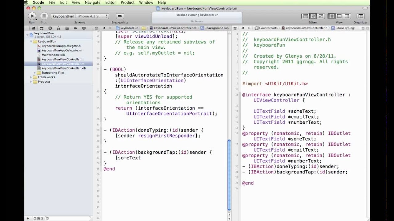 iOS 4 - Keyboard Fun Continued - YouTube