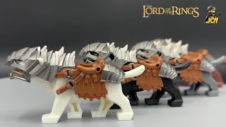 P8015-8018|Wolf Medieval Warcraft Minifigures|The Lord of the Rings|#lego #unofficial #minifigures