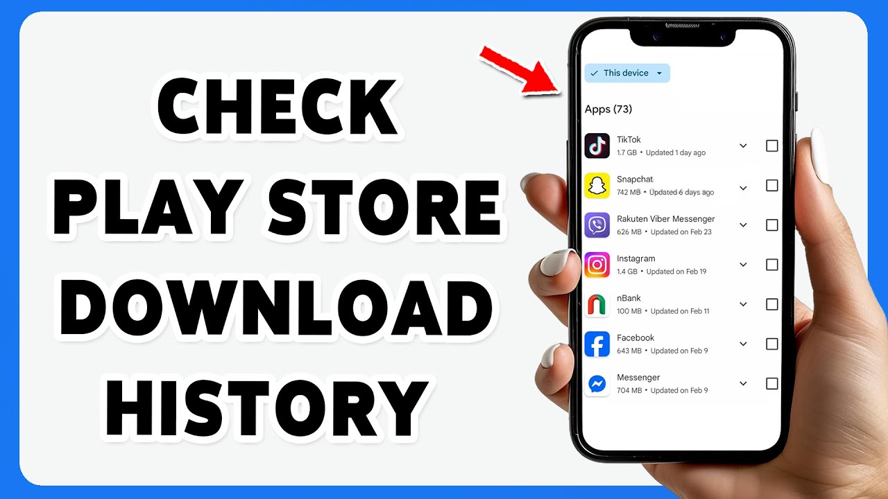 How To Check Play Store Download History On Android 2025 | View Your ...
