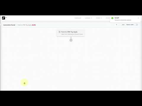 FLuent CRM Automation updating Tags on Fluent Forms submission