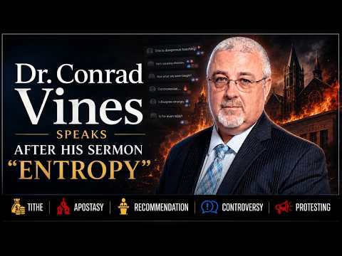Tithe, Apostasy &amp; Recommendation: Dr. Conrad Vine Explai