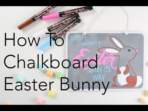 How To Transfer Image to Chalkboard with Bistro Chalk Markers | Marvy ...