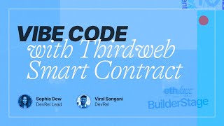 Vibe Code with Thirdweb Smart Contract