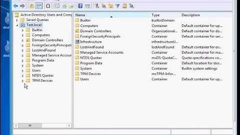 How to view advanced features in ADUC in Microsoft Windows Server 2012