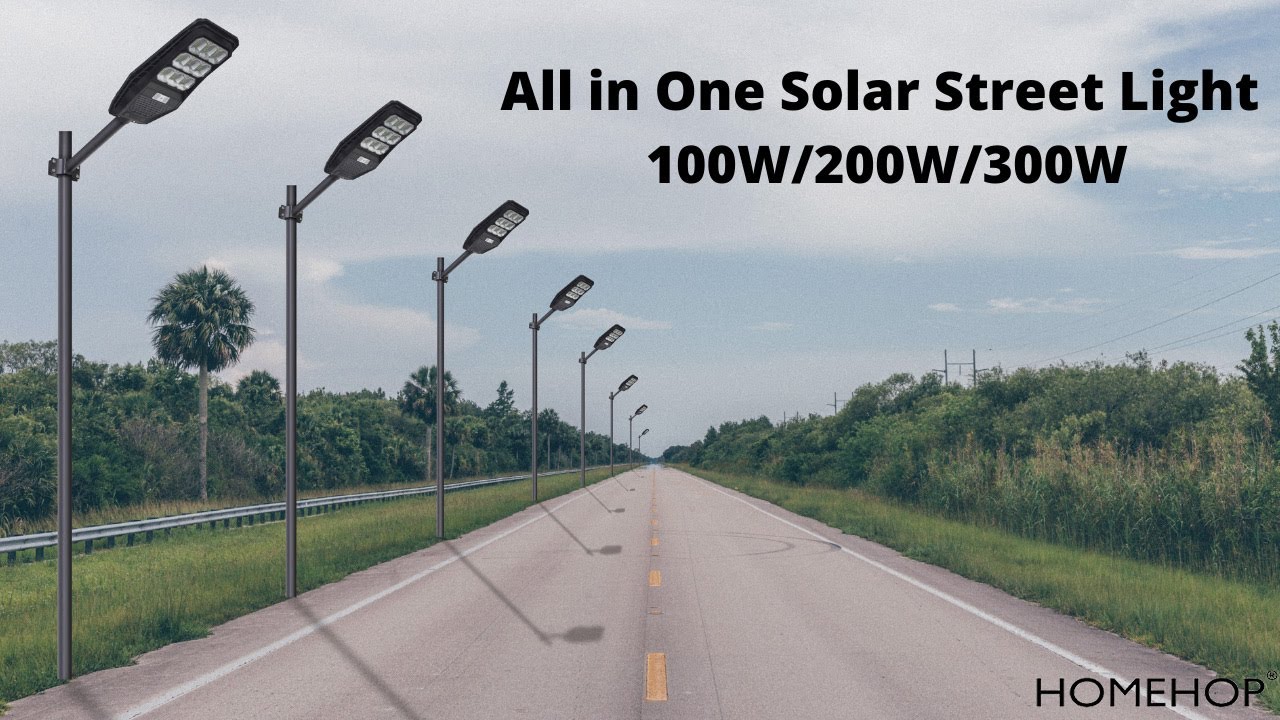 Automatic Solar Street Light Outdoor LED Street Lamp Waterproof for ...