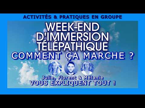 👉 👉👉 NEW DATE 9/25 TO 9/28: TELEPATHIC IMMERSION WEEKEND! remote _