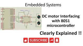 [ES-EN-20]DC Motor Interfacing with 8051 Microcontroller -lession-20 Guide