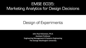 Design of Experiments