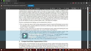 Unsupervised Data Augmentation for Consistency Training