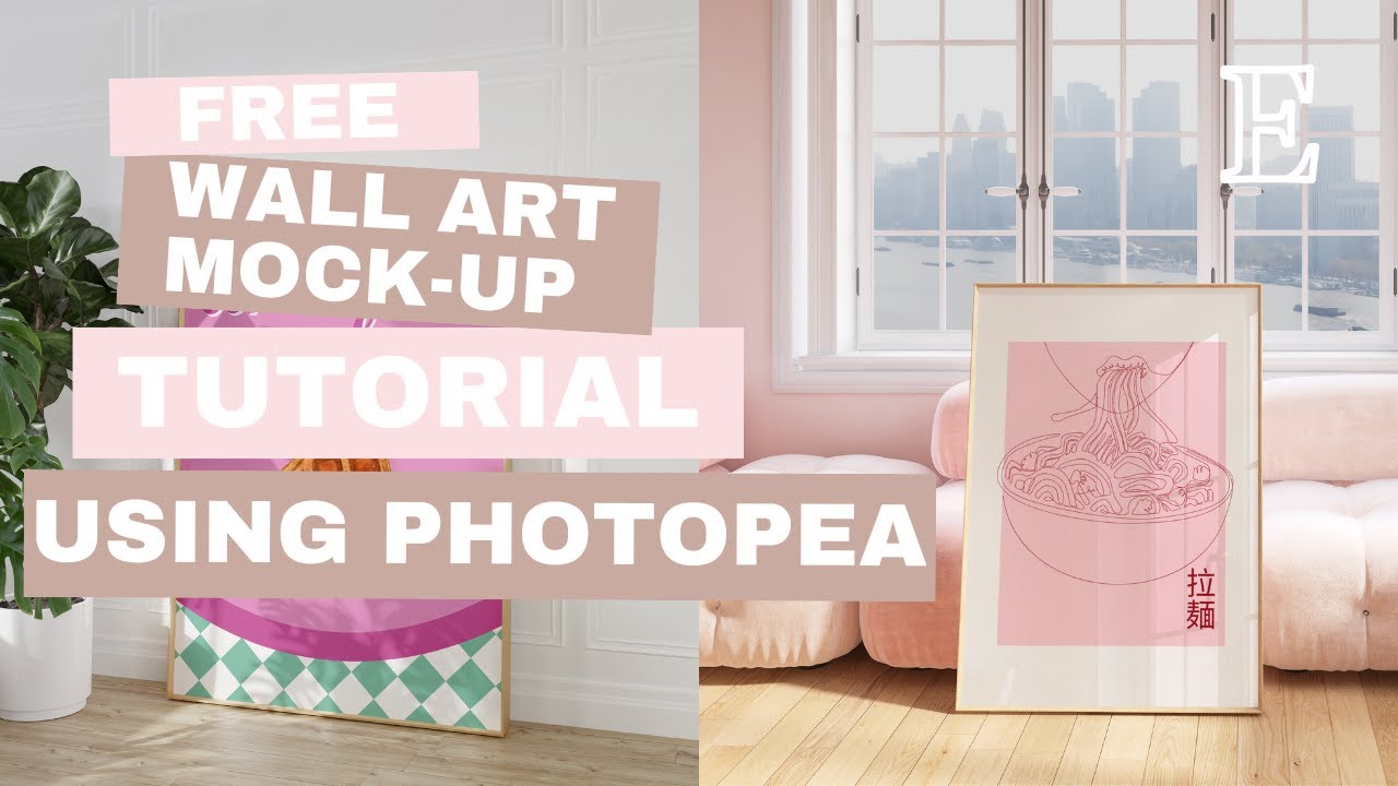 FREE Wall Art Mock-up Tutorial Using Photopea | No Photoshop Needed | Easy and Quick Tutorial