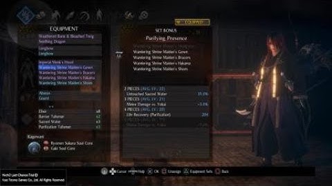 Nioh 2 Last Chance Trial Finally build setup