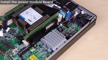 ThinkEdge SE350 V2 installing a power module board