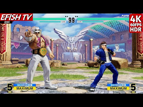 Antonov vs Shingo Yabuki (Hardest AI) - KOF XV