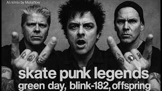 Download Lagu Skate Punk Legends 2 - Blink-182, The Offspring \u0026 Green Day Inspired AI Punk Rock Remix [90s, 2000s] MP3