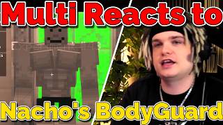 Multi Reacts to Nacho Having a Body Guard "CupCake" on QSMP 2 Minecraft