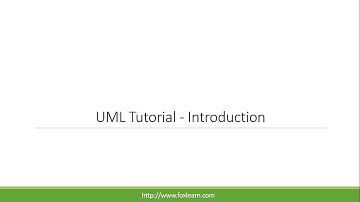 UML Tutorial - Introduction