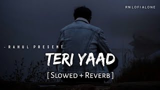 Teri Yaad - Lofi Reprise (Slowed + Reverb) | Himesh Reshammiya | Teraa Surroor | RN Lofi Alone