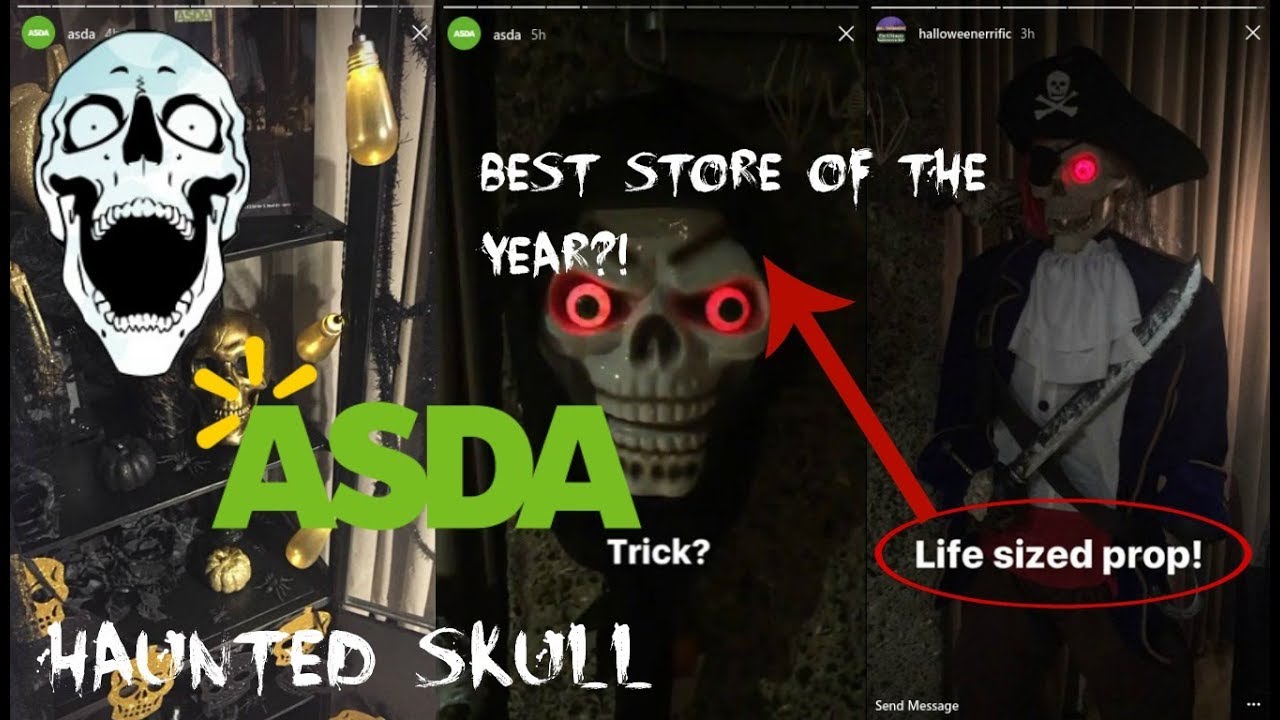 YET ANOTHER LIFE SIZE PROP!! ASDA Halloween 2017 Preview PT2 YouTube