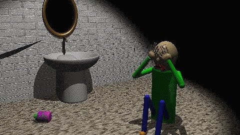 Baldi wordt gepest (gereanimeerd)