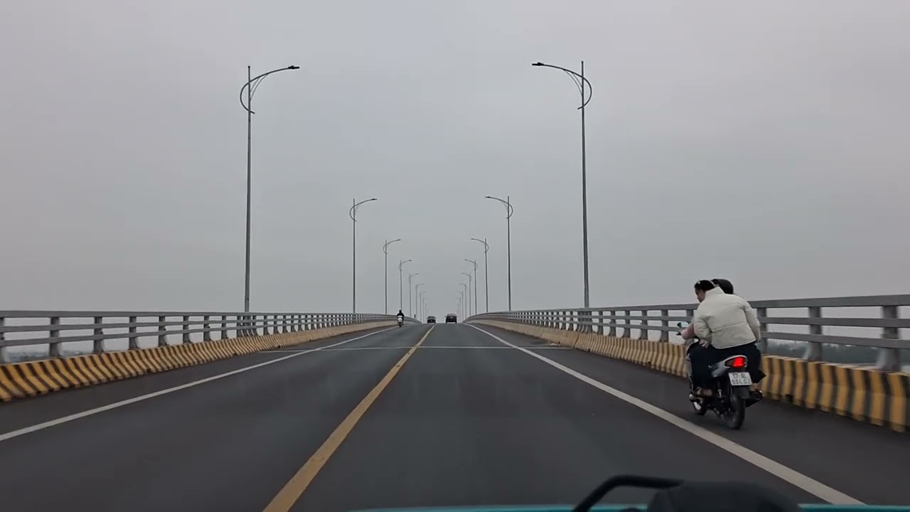 Đường ven Biển Nam Định về Thái Bình thông Thoáng trong ngày tết.