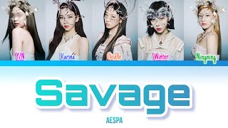 aespa 'SAVAGE' |You As A Member| Cover: 페리's Cover Songs Channel