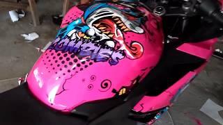 DECAL CBR150 [ZOMBIE DORAEMON]#01
