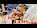 Birth Vlog | High Risk Pregnancy | Cord Around Neck | Lauren Drain