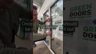 How to change the window / door glazing