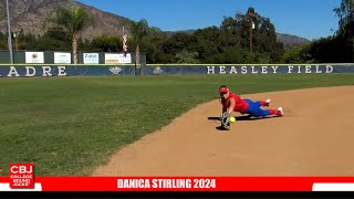 Danica Stirling 2024 Shortstop Softball Skills Video