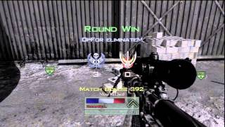 Sick 1080 Wallbang on MW2!!!