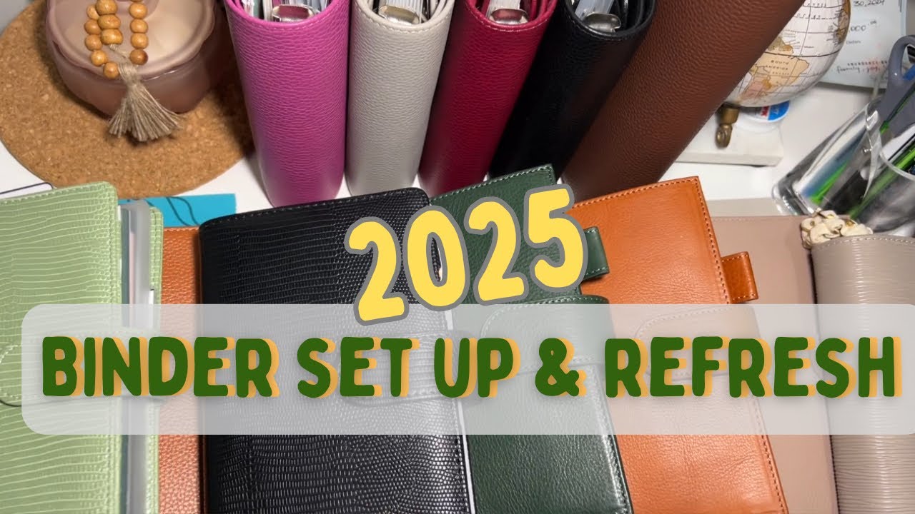 2025 BINDER Set Up & Refresh | So Many MOTERMS - YouTube