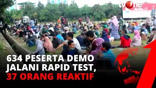 Sebanyak 634 Peserta Demo di Surabaya Jalani Rapid Test, 37 Orang Dinyatakan Reaktif | tvOne