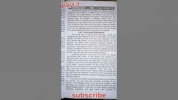 Class 12 English solved past paper 2016 group 1 essay My Hobby part 7 Punjab board.