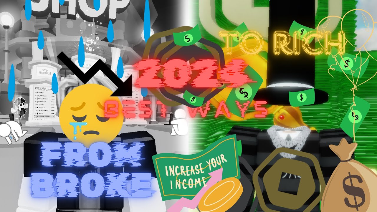 HOW TO BECOME RICH AND SUCCESSFUL ON ROBLOX - ROBLOX - FROM BROKE TO ...