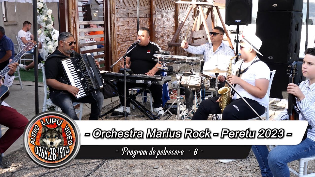 Orchestra Marius Rock - 6 - Program de petrecere la Peretu - 2023