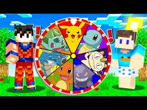 MINECRAFT MAS SÓ POSSO PEGAR POKEMON ROXO! - Roleta Pokémon (Ep. #3) 