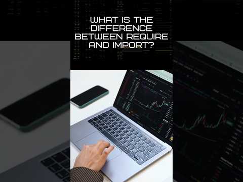require() vs import – Node.js in 60 seconds! 🔥