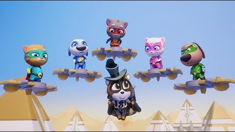 Talking Tom Hero Dash --Gameplay Walkthrough Part 16 -(Android-İOS) 4K