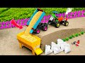 Diy mini tractor automatic rice bagging machine  new agricultural project  sunfarming7533