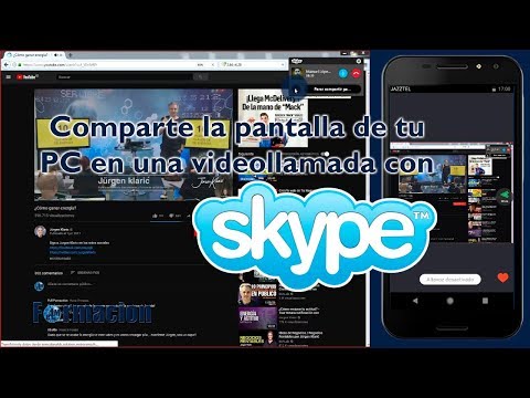 Video: Cómo Mostrar La Pantalla Durante Una Llamada De Skype