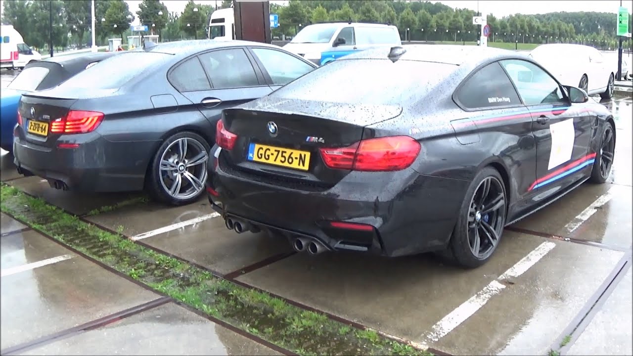 BMW M3, M4, M5: Revs, Accelerations | MM '15 - YouTube