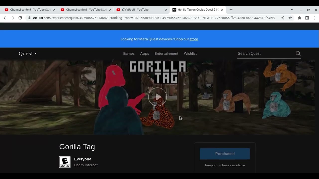 HOW TO DOWNLOAD OLDER VERSIONS OF GORILLA TAG! (not bannable 2023) 