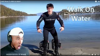 😲NO WAY!!! This MAN Built SHOES That Can Walk On WATER💧💧: JLaserVideo KeeSeeY Reacts |Reaction #27