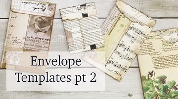 How to make TEMPLATES to create CUSTOM ENVELOPES pt 2 | JJ#185