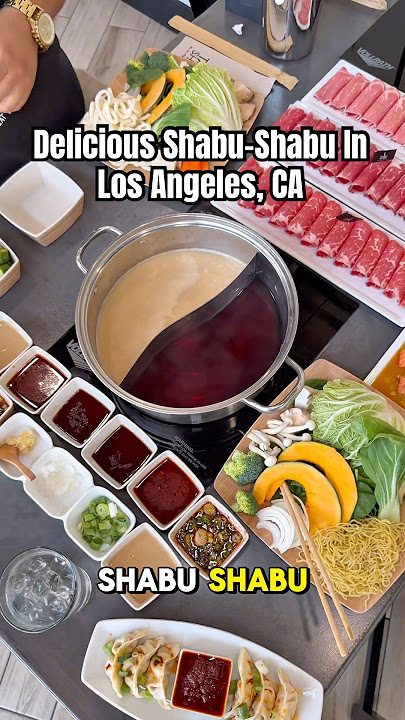 Tabu-Shabu In Los Angeles Is Delicious Japanese Hot Pot And An Awesome Experience #losangeles #food