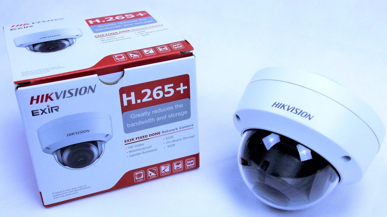 HIKVISION DS-2CD2185FWD-I 4K 8MP DOME IP CAMERA UNBOXING - YouTube