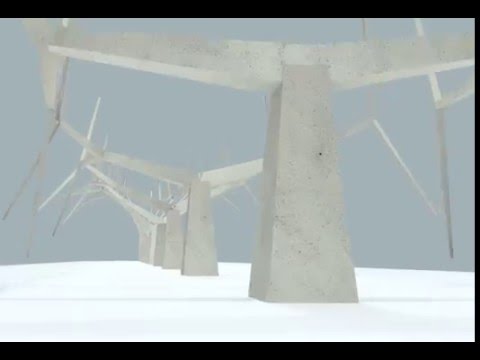 Processing rendering of Fractal Tree 3D