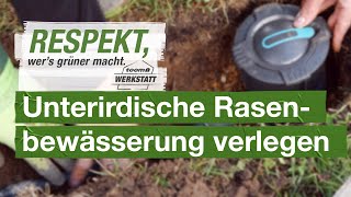 Unterirdische Rasenbewässerung | toom Werkstatt