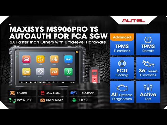 2024 Autel MaxiSYS MS906 Pro MS906PRO Tablet Full System