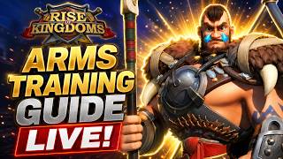 STOP FAILING Arms Training! LIVE Guide & Best Tricks! | Rise of Kingdoms